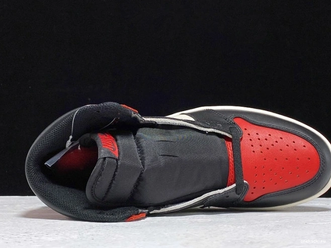 Rep Onekick Retro 1 High Jordan Toe 555088-610 Air Bred OG 0706